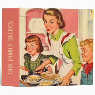 Classeur recette de cuisine vintage rétro mignonne