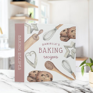 Classeur Recette de cuisson de biscuits personnalisée