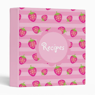 Classeur Recette de fraise d'été