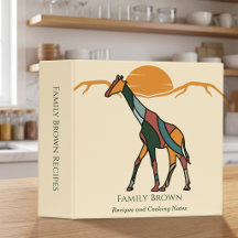Recette de girafe de famille personnalisée milieu