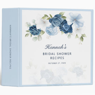 Classeur Recette de Mariage Floral Aquarelle pour une Fête