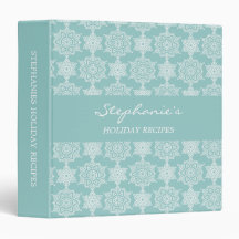 Recette de Noël Aqua White Snowflake