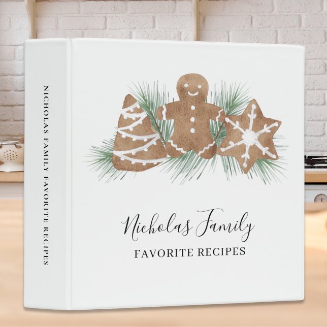 Classeur Recette de Noël familiale personnalisée (Créateur téléchargé)