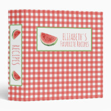 Recette de plaid Gingham rouge et pastèque d'été