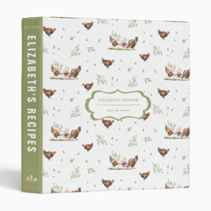 Classeur Recette de poulet du marché fermier de campagne ru
