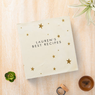 Classeur Recette d'étoile minimale Douce Élégante