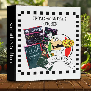 Classeur Recette du livre de cuisine du chef italien