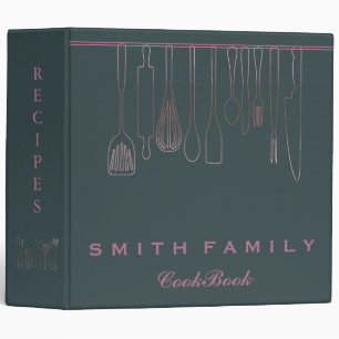 Classeur Recette familiale personnalisée Livre de recettes 