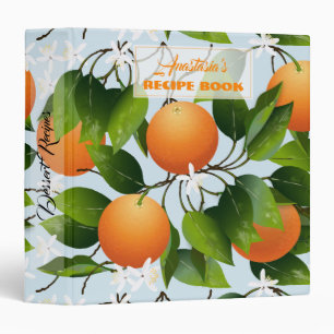 Classeur Recette florale d'agrumes d'oranges