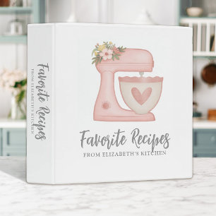 Classeur Recette livre de cuisine mélangeur de gâteau boula