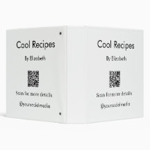Recette livre scan QR code médias sociaux repas de
