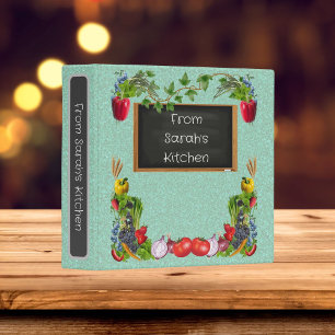 Classeur Recette personnalisée inspirée de légumes