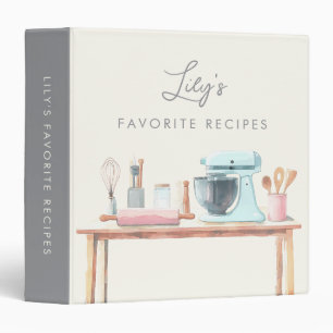 Classeur Recette préférée du chef pâtissier de la boulanger