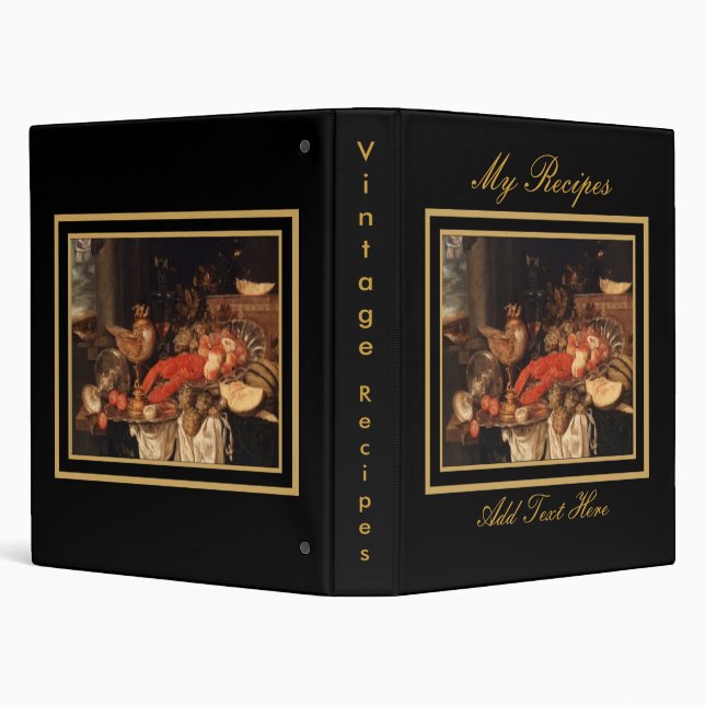 Classeur Recette Réserver Fêtes de nourriture pour (Arrière-plan)