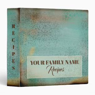 Classeur Recette Rustique Vintage Family