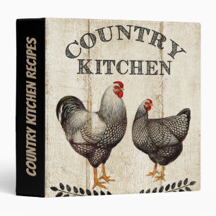 Classeur Recette vintage Country cuisine cooster