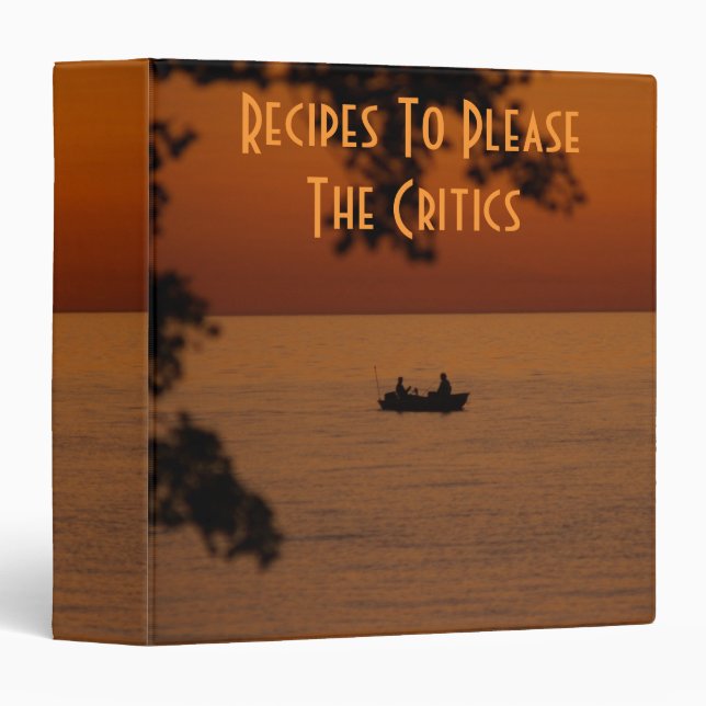 Classeur Recettes aux critiques de PleaseThe (Devant/Côté)