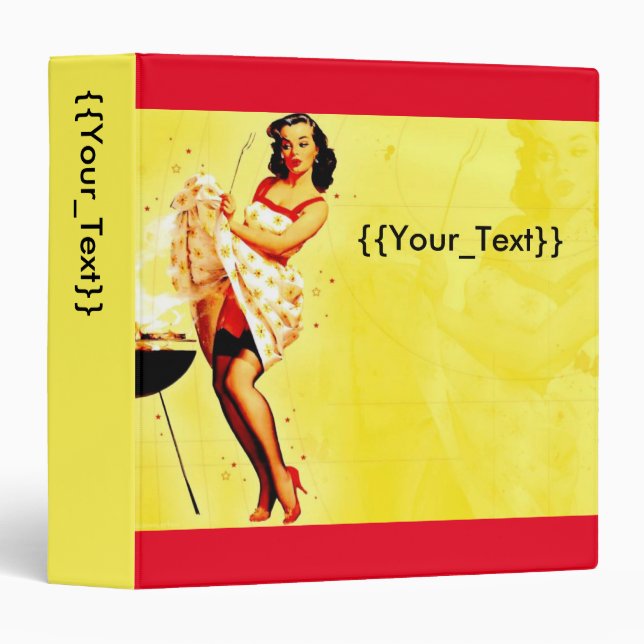 Classeur Recettes BBQ (Devant/Côté)