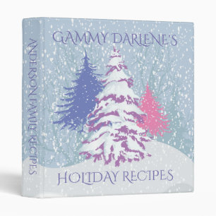 Classeur RECETTES D'Arbre de Noël - CHANGER DE COULEUR