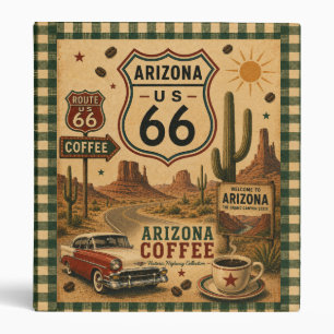 Classeur Recettes de café du désert d'Arizona sur les route