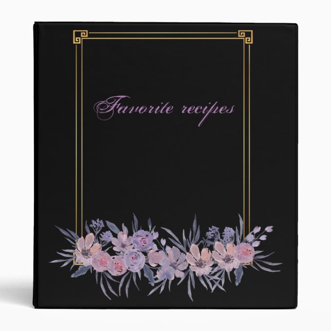 Classeur Recettes de design floral favorites (Devant)