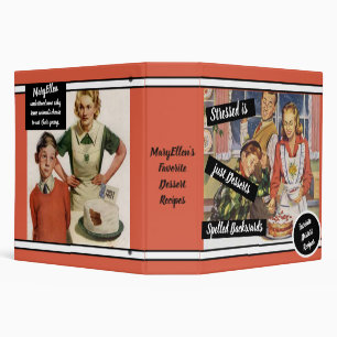 Classeur Recettes de dessert vintages