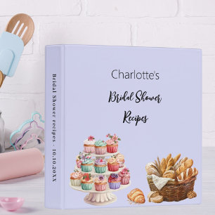 Classeur Recettes de Fête des mariées de lavande pâtissière
