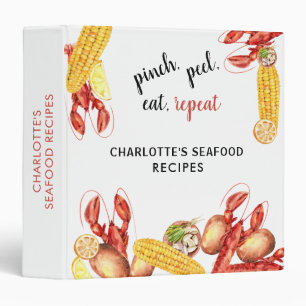 Classeur Recettes de fruits de mer d'été pour fête