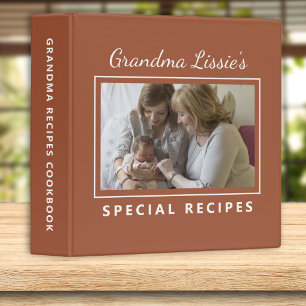 Classeur Recettes de grand-mère en terre cuite 2 Livre de c