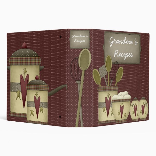 Classeur Recettes de Grandma´s (Arrière-plan)