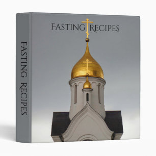 Classeur Recettes de jeûne avec photos de l'Église orthodox