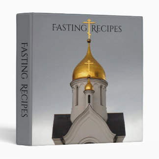 Classeur Recettes de jeûne avec photos de l'Église orthodox