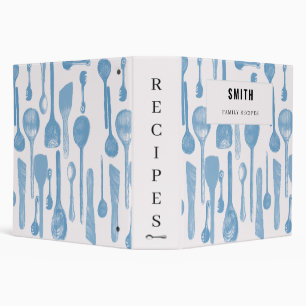 Classeur Recettes de livres de cuisine de famille d'ustensi