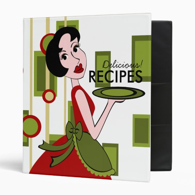 Classeur Recettes de Noël (Devant/intérieur)