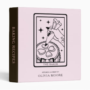 Classeur Recettes de pâtissier de style tarot Kitchen Alche
