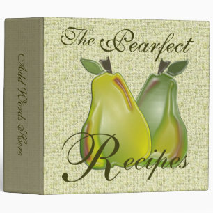 Classeur Recettes de Pearfect (poires 3D)