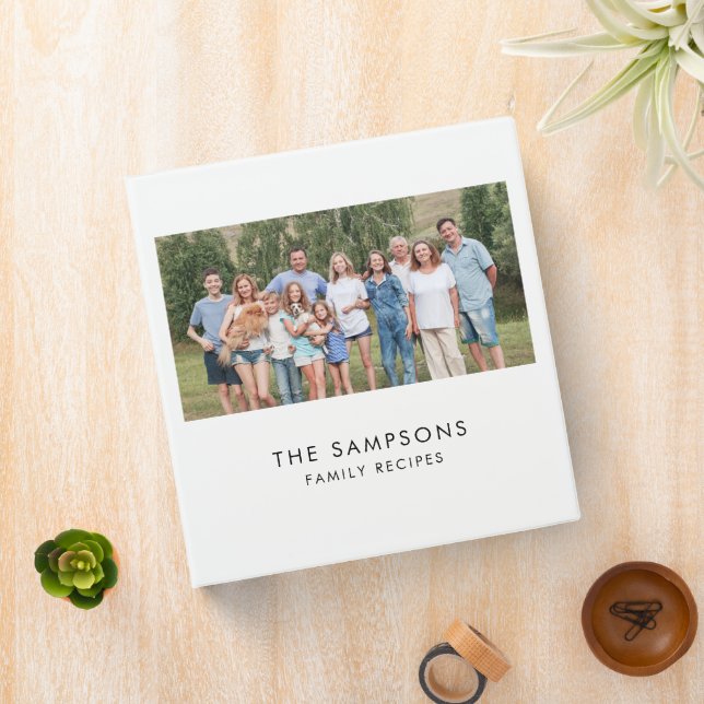 Classeur recettes de photos de famille simples (In Situ)