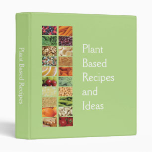 Classeur Recettes de régime basées par plante