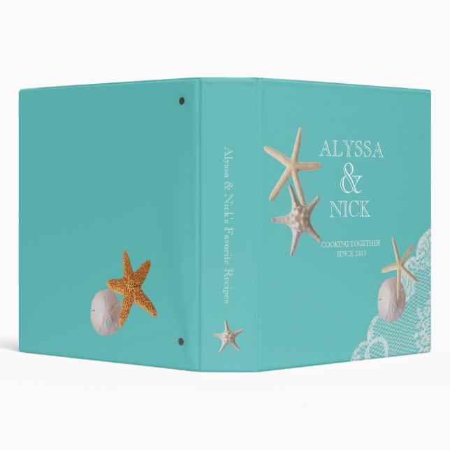 Classeur Recettes de Starfish et de Lace Beach (Arrière-plan)