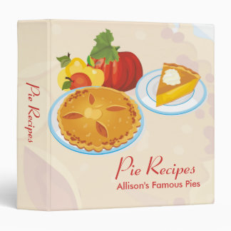 Classeur Recettes de tarte