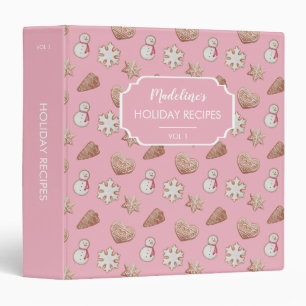 Classeur Recettes de vacances en famille Cookies de Noël Ro