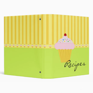 Classeur Recettes mignonnes de cuisson de petit gâteau