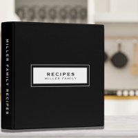 Recettes minimales de la famille blanche noire