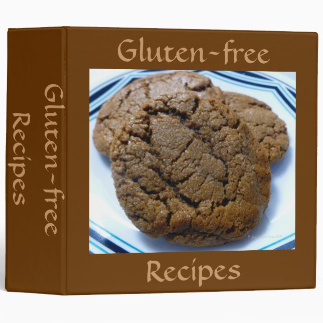 Classeur Recettes sans gluten (Devant/Côté)