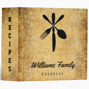 Classeur Recettes vintages Cuisiner livre