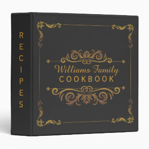 Classeur Recettes vintages de livre de cuisine de famille