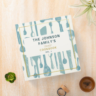 Classeur Recettes vintages de livres de cuisine de la famil