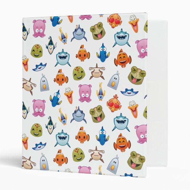 Classeur Recherche de Nemo Emoji Motif (Devant/intérieur)