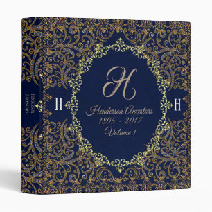 Classeur Recherche Pour Hier Monogramme Généalogie