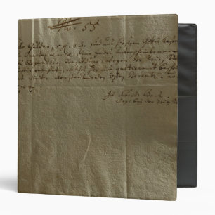 Classeur Reçu de rémunération, le 17 décembre 1704